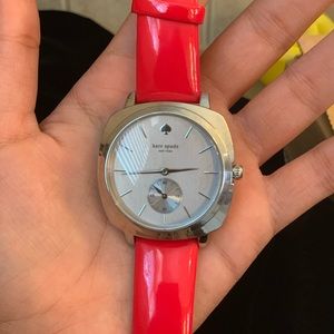 Kate Spade Red Leather Watch!